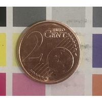 Германия 2 евроцента 2017 G