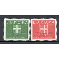ЕВРОПА ФРГ 1963 год серия из 2-х марок