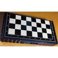 Магнитный дорожный набор нарды-шашки-шахматы