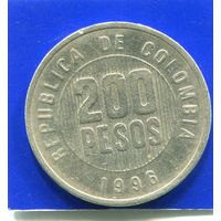 Колумбия 200 песо 1996