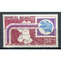 Мадагаскар - 1974г. - 100 лет Всемирному почтовому союзу - полная серия, MNH [Mi 716] - 1 марка