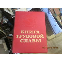 Книга Трудовой Славы, чистая.