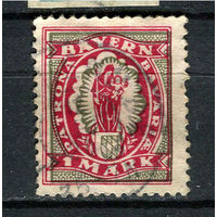 Бавария в составе Веймарской республики - 1920 - Покровительница Баварии 1M - [Mi.187] - 1 марка. Гашеная.  (Лот 128BZ)