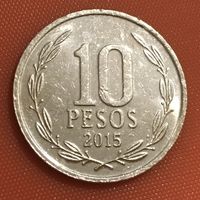 106-28 Чили, 10 песо 2015 г.