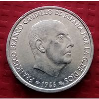 Испания 50 сентимо 1966 г. #50119
