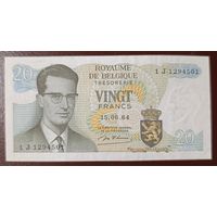 20 франков 1964 года - Бельгия - UNC