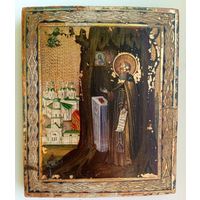 Икона Святой Тихон Калужский Чудотворец, Редкий Сюжет, по Золоту, с рубля!