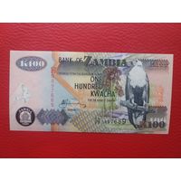 Замбия 100 квача 2006г unc, пресс.