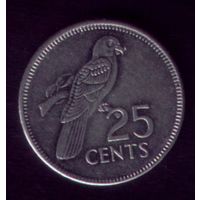 25 центов 1997 год Сейшелы
