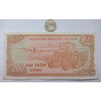 Werty71 Вьетнам 200 донг 1987 UNC банкнота