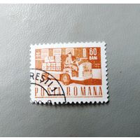 Марка Румыния 1967 год Стандартный выпуск