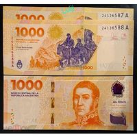 Аргентина 1000 песо 2023 года P-W367 UNC