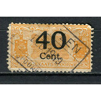 Нидерланды - 1919 - Железнодорожные марки 40С - 1 марка. Гашеная.  (Лот 22CR)