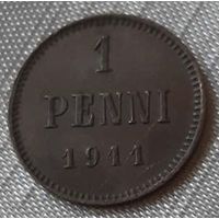 1 pennia 1911 года.
