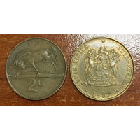 ЮАР (Южная Африка), 2 цента 1987