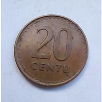 Литва 20 центов 1991 г