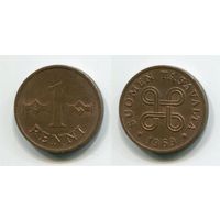 Финляндия. 1 пенни (1969, XF)