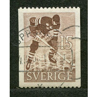 Спорт. Хоккей. Швеция. 1953