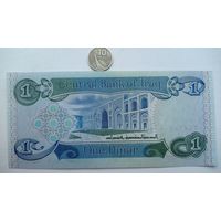 Werty71 Ирак 1 Динар 1980 UNC банкнота