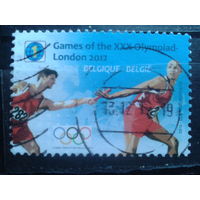 Бельгия 2012 Олимпиада в Лондоне, одиночка Михель-2,4 евро гаш