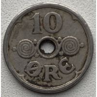 Дания 10 эре 1925 г.