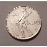 50 лир, Италия 1956 г.