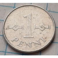 Финляндия 1 пенни, 1977     ( 2-2-9 )