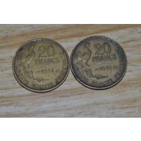 Франция 20 франков 1951