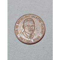 Ямайка 25 центов 1996 года