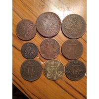 9 монет Павла1