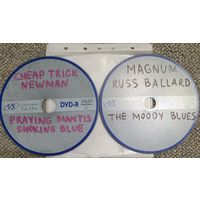 DVD MP3 дискография - CHEAP TRICK, NEWMAN, PRAYING MANTIS, SHOCKING BLUE, MAGNUM, RUSS BALLARD, The MOODY BLUES - 2 DVD