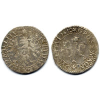 Грош 1610, Сигизмунд III Ваза, Вильно. Достаточно редкий тип монеты