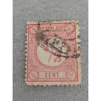 Нидерланды (1876-1894) пол цента