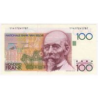 100 франков 1982 Бельгия  aUNC
