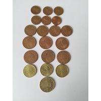 Монеты  Евроценты