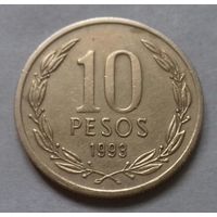 10 песо, Чили 1993 г.