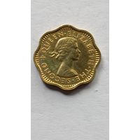 Цейлон. 2 цента 1957 года.