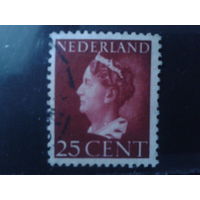 Нидерланды 1940 Королева Вильгельмина 25с
