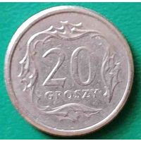 Польша 20 грошей 2008