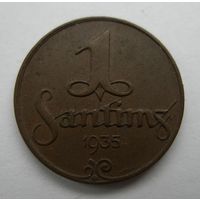 1 сантим 1935 Латвия