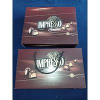 Коробка от конфет Импрэссо, коробка от конфет, упаковка от шоколадных конфет. Лот 160