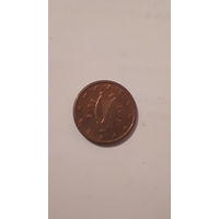 1 евро цент 2013