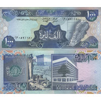 Ливан 1000 Ливров 1988 UNC П1-325+