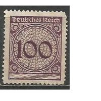 Германия(Веймарская Республика). Номинал в круге. 1923г. Mi#343.