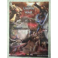 Warhammer 40000 Dawn of war плакат из коллекционной коробки
