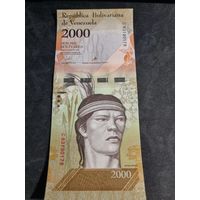 Венесуэла 2000 боливар 2016 UNC