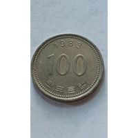 Корея. 100 вон 1983 года.