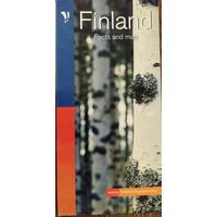 Финляндия. Finland Facts and map. Туристическая карта