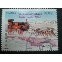 Франция 2013 Европа почтовый транспорт