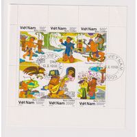 Легенда о рождении 1990 (Вьетнам) сцепка из 6 марок
